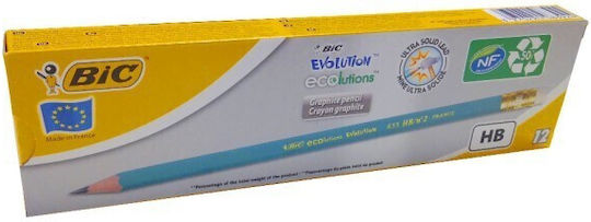 Bic Evolution Hb 655 12 Bleistift Radiergummi