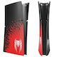 Playstation 5 Slim Digital Spiderman Edition Front Cover Black-red Spd B08w85w5n13 Oem