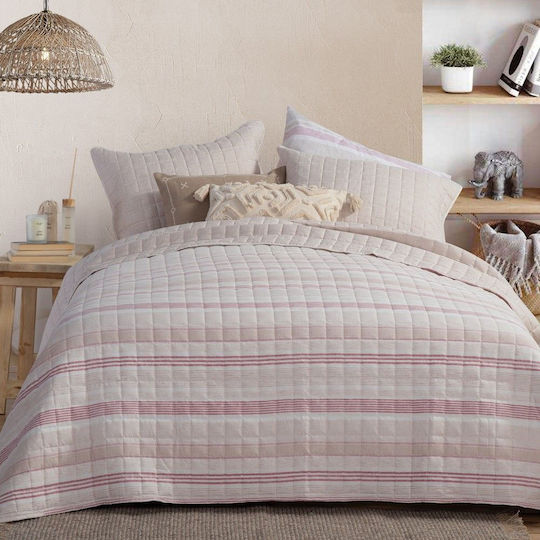 Nef-Nef Homeware Canfield Cuvertură Extra-dublu Microfibra Bej 230x240cm