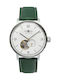 Zeppelin Lz-129 Hindenburg Men's Watch Battery with Silver Leather Strap