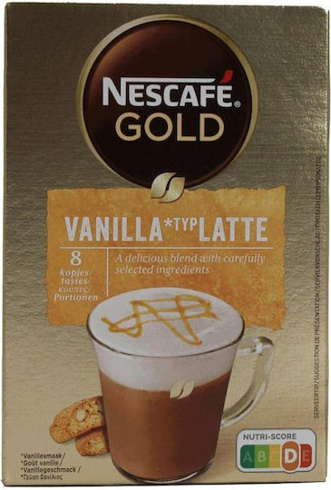 Nescafe Στιγμιαίος Καφές Latte Vanilla 8x149.8gr