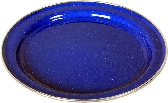 Origin Outdoors Plate Shallow Emaye Blue with Diameter 26cm