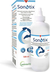 Sonotix Почистващ препарат за уши 120ml Кучета Котки