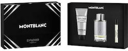 MontBlanc Explorer Platinum Men's Fragrance Set with Eau de Parfum 3 Pieces MontBlanc Explorer Platinum Men's Fragrance Set with Eau de Parfum 3 Pieces