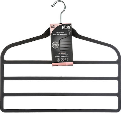 Spitishop Wardrobe Hanger Foldable for Pants Black 116874 1pcs