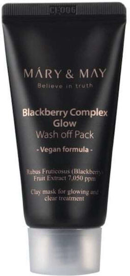 Mary & May Blackberry Complex Glow Wash Off Gesichts- & Augenmaske 30gr