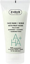 Mască de față + Exfoliant cu acizi de fructe Mască de peeling cu acizi de fructe 55ml