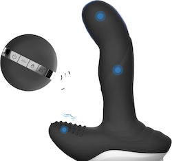 Kinksters Πρωκτική Σφήνα με Δυνατότητα Ασύρματης Λειτουργίας και Δόνηση Μαύρη