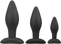 Easytoys Πρωκτικές Σφήνες Σετ Small Black