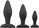 Easytoys Anal Plugs Set Black 1pcs