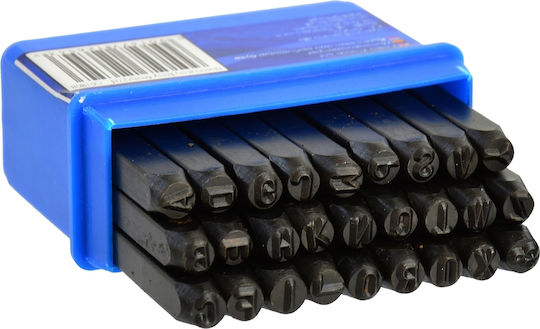 Geko G01808 Stamped Letters Hand Tool Set 27pcs