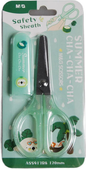 M&G Children's Scissors for Crafts with Plastic Blade Turquoise 1pcs