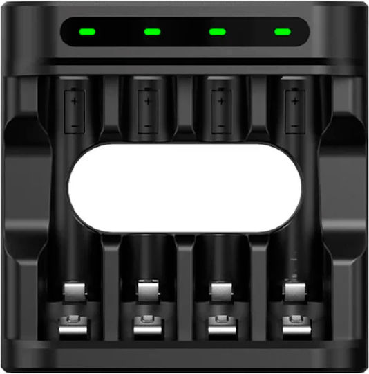 XTAR Charger 4 Batteries Li-ion/Ni-MH Size AA/AAA
