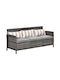 Tree-Seater Sofa Outdoor Rattan with Pillows 173x68x78cm