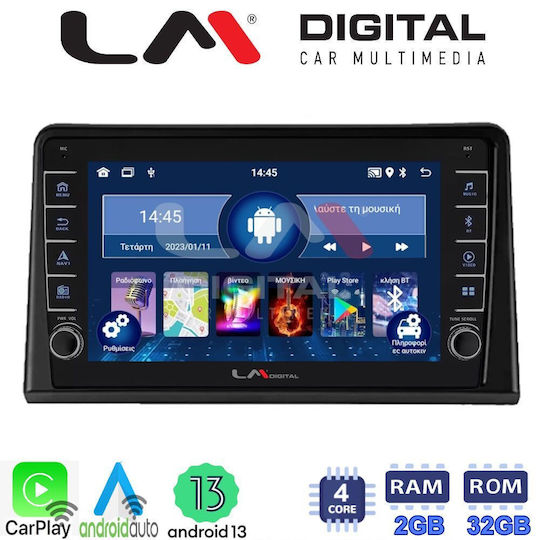 LM Digital Car Audio System for Renault Express 2023 > (Bluetooth/USB/WiFi/GPS/Apple-Carplay/Android-Auto)