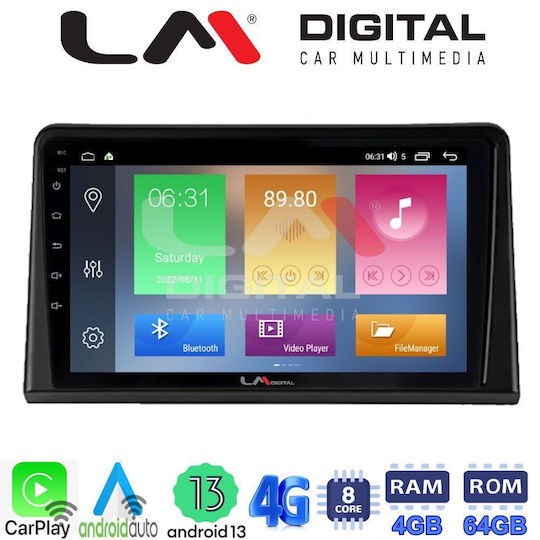 LM Digital Sistem Audio Auto pentru Renault Expres 2023 > (Bluetooth/USB/WiFi/GPS/Apple-Carplay/Android-Auto)