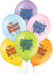 Latex Balloons Graffiti Birthday 6 pcs