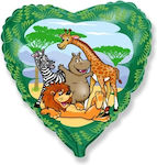 Balloon Heart Jungle animals