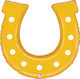 25" Balloon Gold Horseshoe