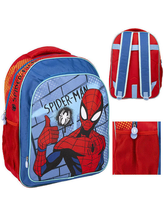 Spiderman School Bag Backpack Kindergarten in Red color