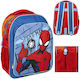 Spiderman Schulranzen Rucksack Kindergarten Rot mit Flaschenhalter