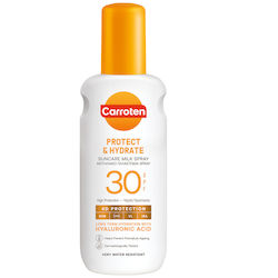 Carroten Protect & Hydrate Waterproof Sunscreen Lotion for the Body SPF30 in Spray 200ml