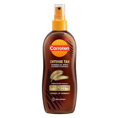 Carroten Intense Tan Waterproof Oil Tanning for the Body in Spray 150ml