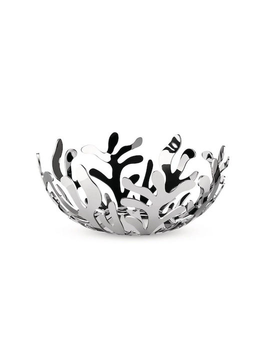 Alessi Fruit Bowl Metallic Gray 25x25x9cm