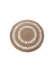H&S Collection Rug Round Summer from Jute Natural Shades
