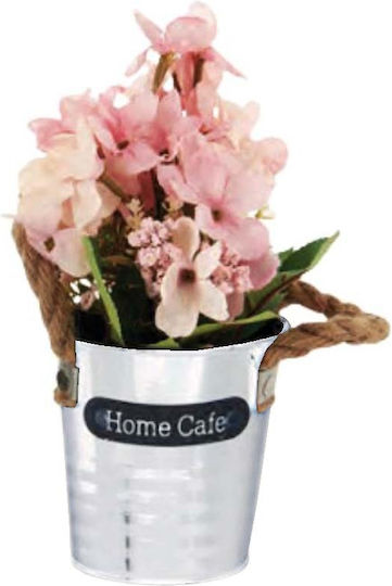 Artificial Plant in Small Pot Pink 21cm TnS