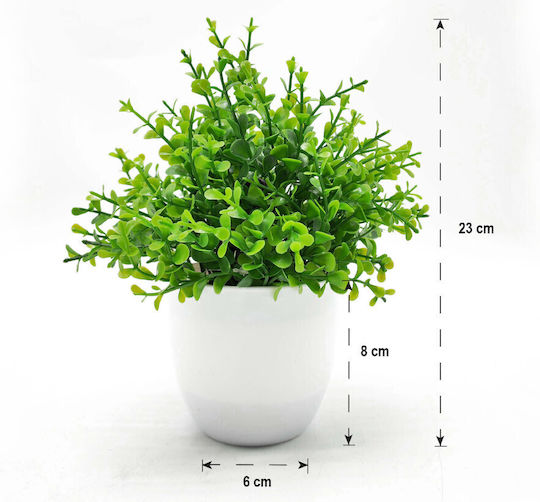 Plantă Artificială în Ghiveci Mic Green 23cm Home & Camp