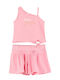 Joyce Kinder Set mit Shorts Sommer 2Stück Pink