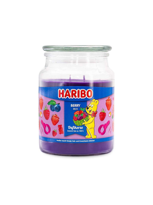 Haribo Scented Candle Jar Purple 510gr 1pcs