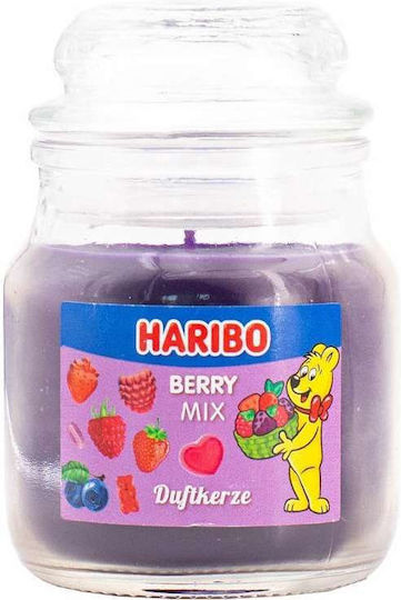 Haribo Aromatic Candle in Jar with Berry Mix Perfume 85g