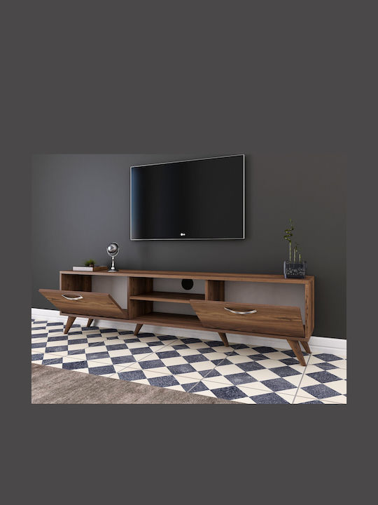 TV Stand Walnut L180xD35xH48.6cm