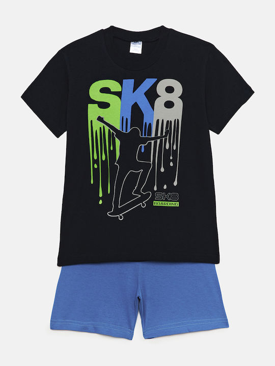 Eleten Kids' Pajamas Summer Blue/Marine