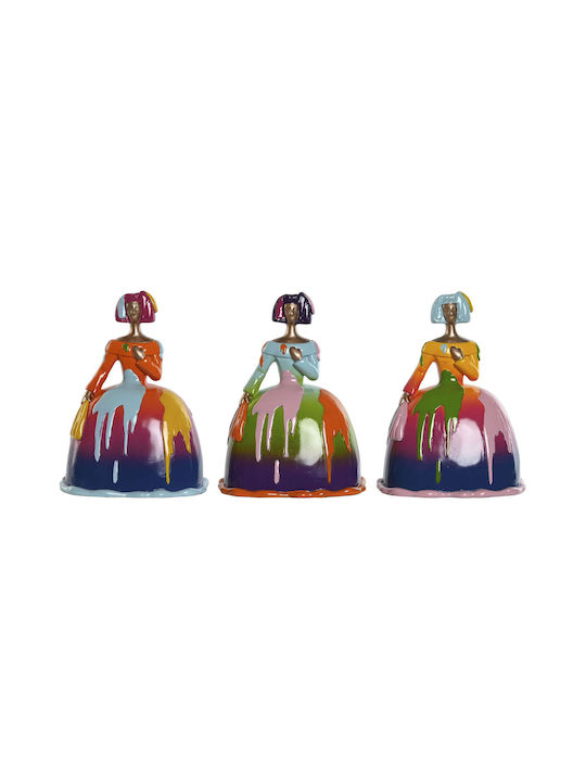 Home Esprit Set of Decorative Figures Polyresin S3056050 21x16x25cm 3pcs