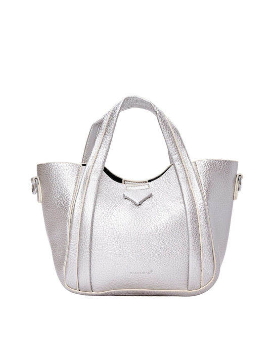 Bag to Bag Set Damen Tasche Schulter Silber