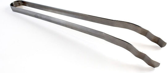 Inox Fireplace Tongs Silver