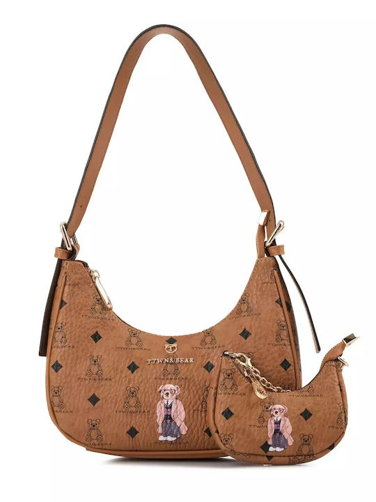 TTWN Bear Damen Tasche Hand Braun