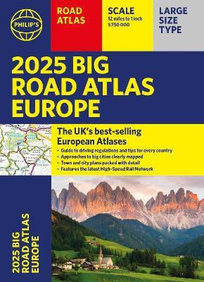 2025 Big Road Atlas Of Europe: (a3
