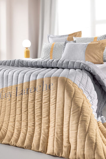Guy Laroche Occio Κουβερλί Υπέρδιπλο Grey 220x240cm
