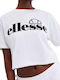Ellesse Silo Women's Athletic Crop T-shirt White