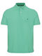 Polo Short Sleeve Blouse Aqua