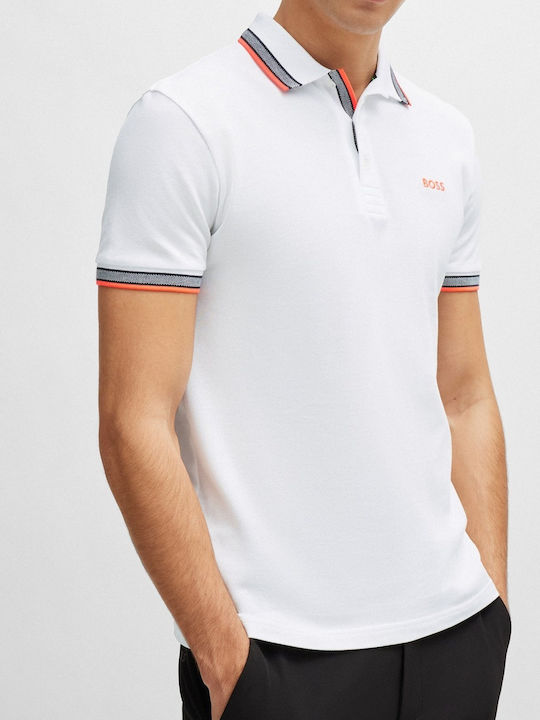 Paddy Polo Short Sleeve Blouse White