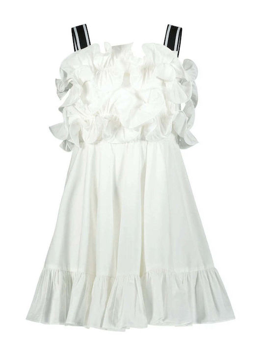 Twinset Kids Dress Sleeveless White