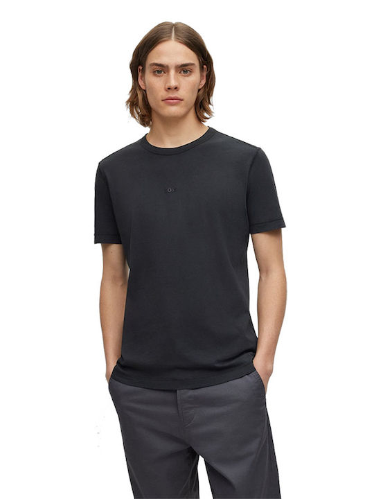 Hugo Boss Ανδρικό T-shirt Κοντομάνικο Μαύρο