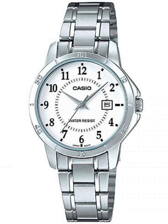 Casio Women's Watch Battery with Silver Metal B...