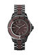 Versus by Versace Women's Watch with Black Ceramic Bracelet