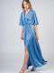 Maxi Abendkleid Wickel Lyurex